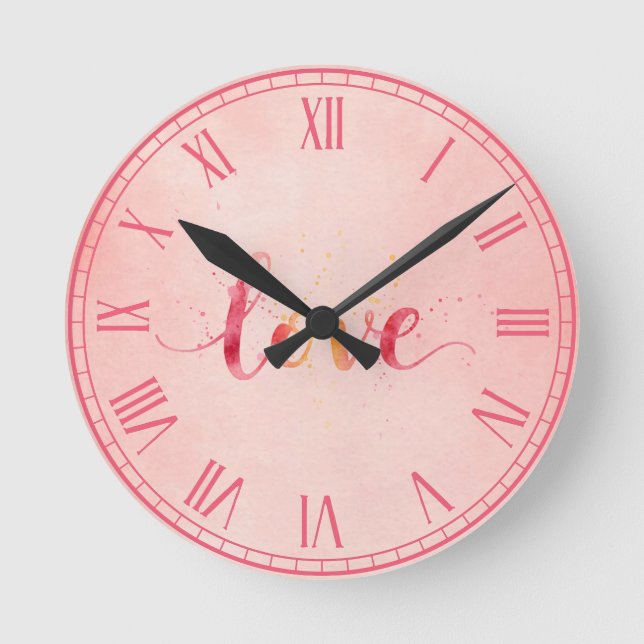 Love Round Clock (Front)