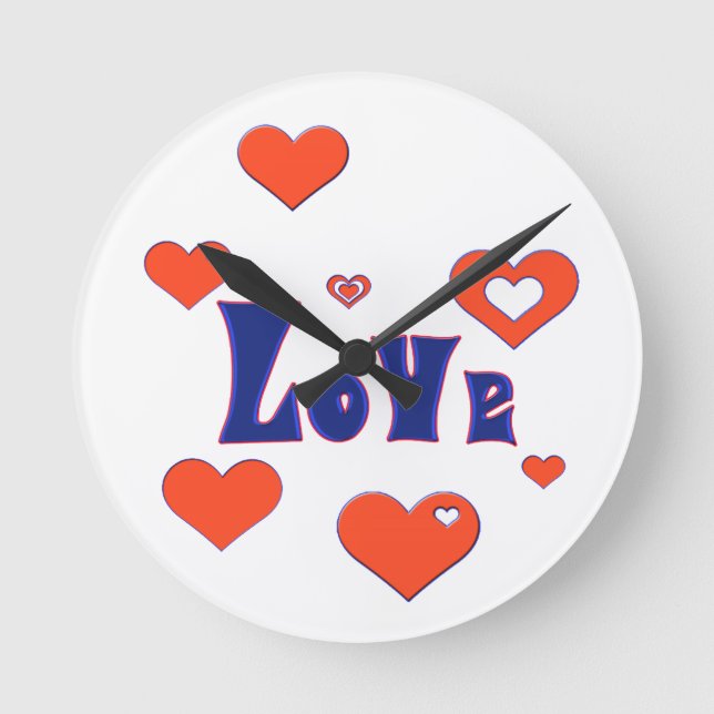 Love Round Clock (Front)