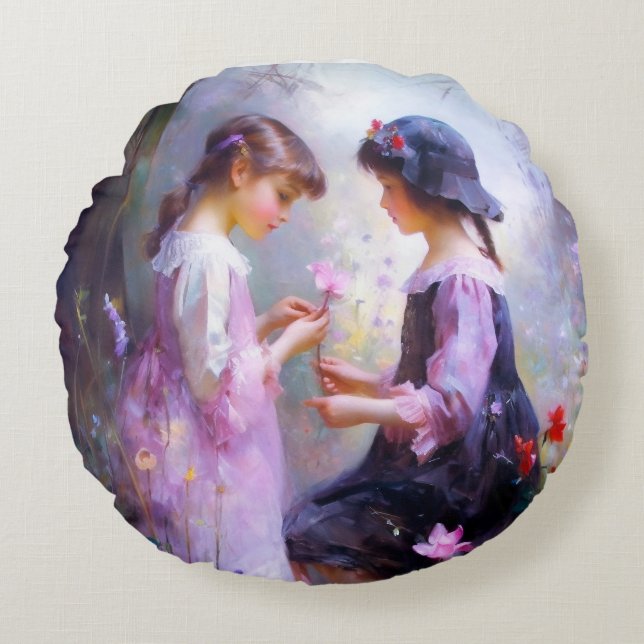 Love  round pillow (Front)