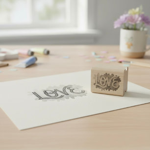 LOVE Rubber Stamp