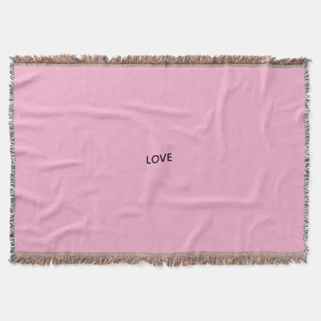 LOVE RUG THROW BLANKET (Front)
