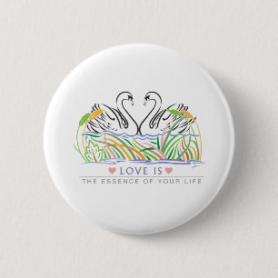 Love Rules 2 Inch Round Button
