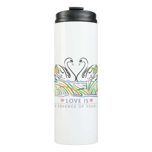 Love Rules Thermal Tumbler (Front)