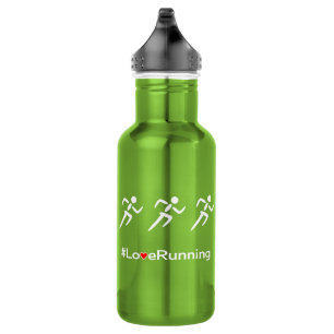 Love Running hashtag slogan runners 532 Ml Water Bottle