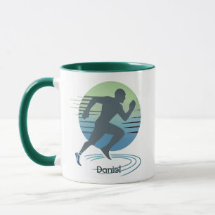 Love Running Marathon Competitive Runner Custom Mug