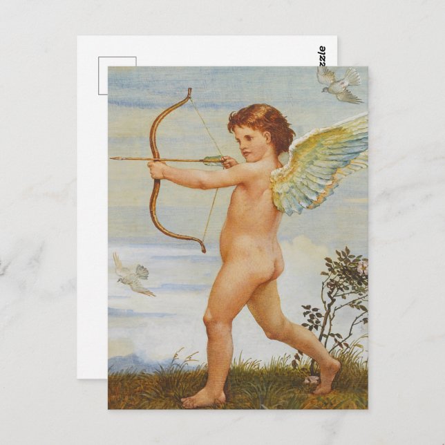 Love’s Flight, Cupid's Arrow by Walter Crane Postcard (Front/Back)