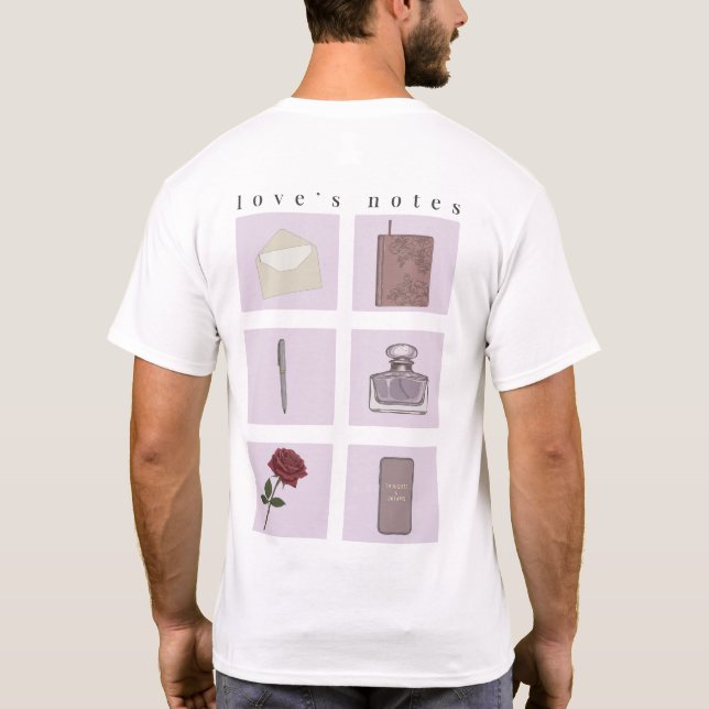 Love’s Notes Romantic Aesthetic Shirt (Back)