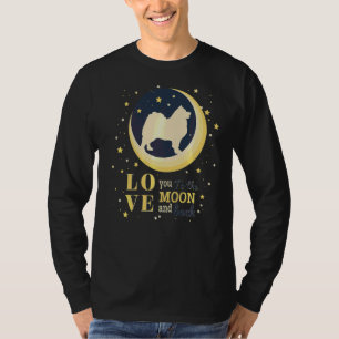 Love Samoyed Bjelkier Dog To The Moon T-Shirt