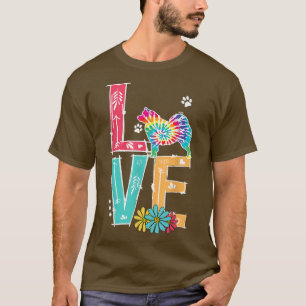 Love Samoyed Tie Dye Rainbow Samoyed Lover  T-Shirt