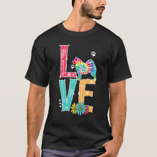 Love Samoyed Tie Dye Rainbow Samoyed T-Shirt