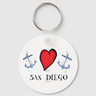 love san diego keychain