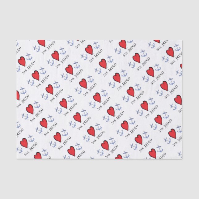 love san diego tissue paper (Front)