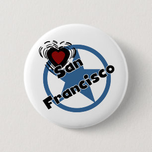 Love San Francisco 2 Inch Round Button