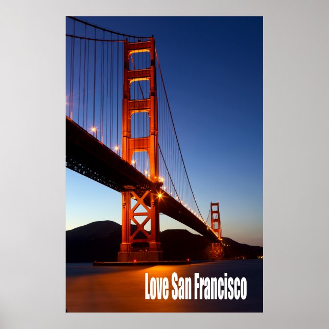 Love San Francisco Poster (Front)