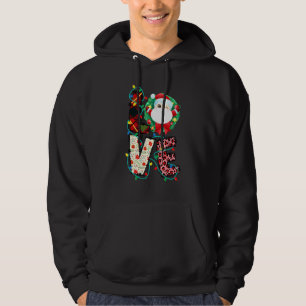 Love Santa Christmas Lights Matching Family Xmas P Hoodie
