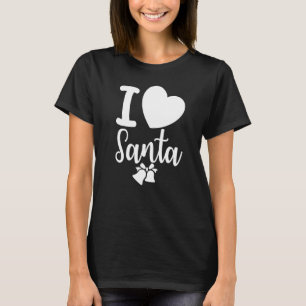 Love Santa Xmas Days Saying Slogan Quotes Family T-Shirt