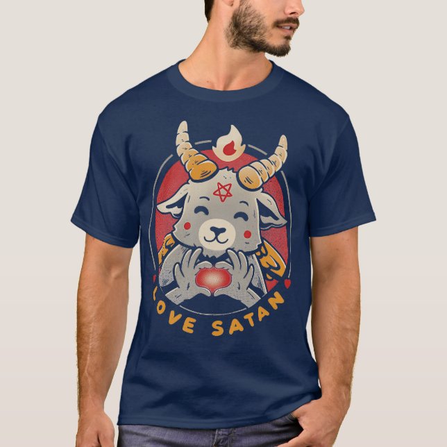 Love Satan T-Shirt (Front)