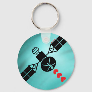 Love Satellite Keychain