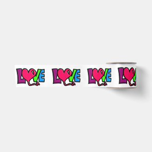 Love   satin ribbon