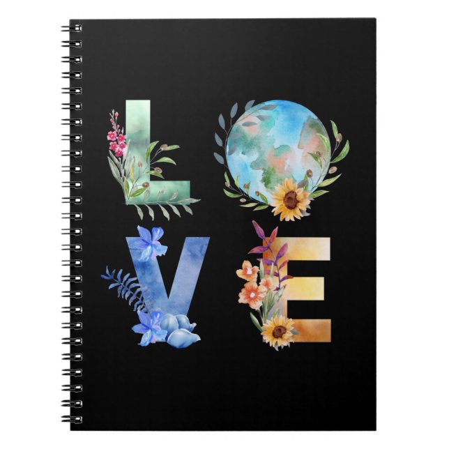 LOVE SAVE OUR PLANET NOTEBOOK (Front)