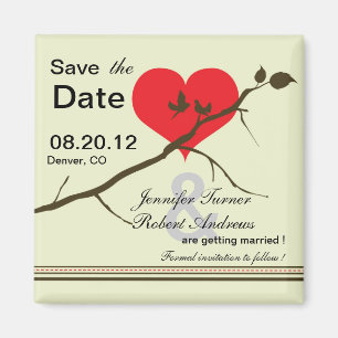 Love -Save the date magnets-2 Magnet