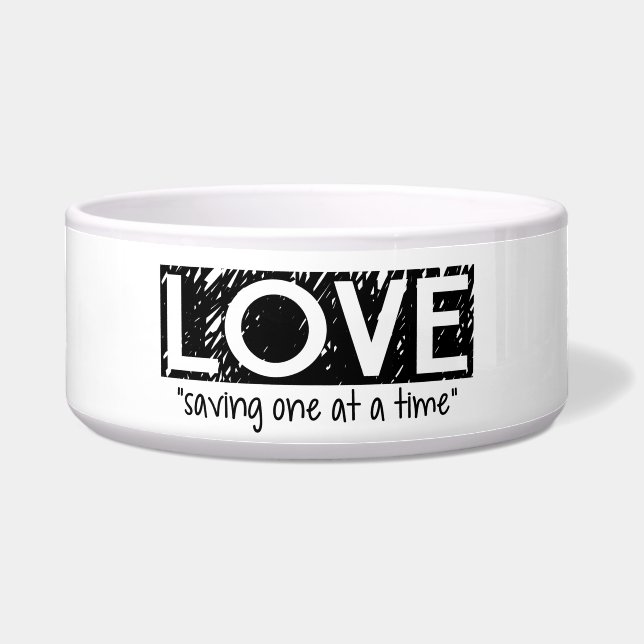 Love "saving one at a time" (black) (Front)