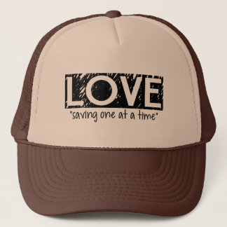Love "saving one at a time" Hat (black)