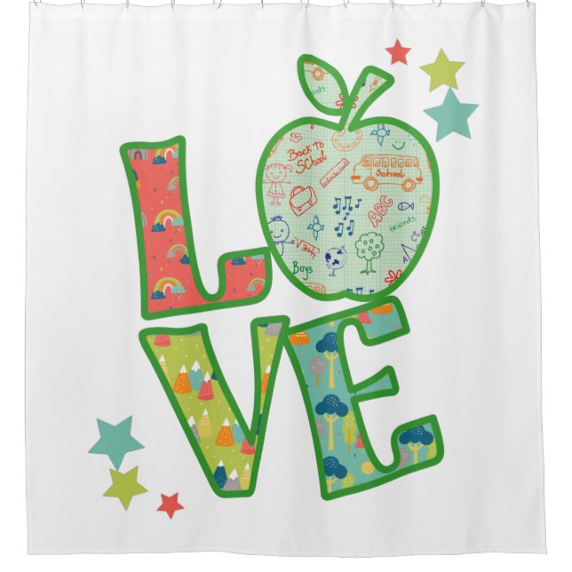 Love School Apple, Drawn Back to School (Front)