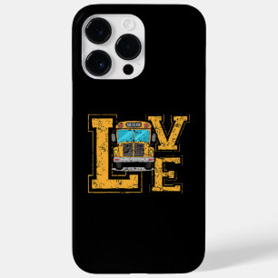 Love School Bus Driver TShirt For Men Women Bus Dr Case-Mate iPhone 14 Pro Max Case