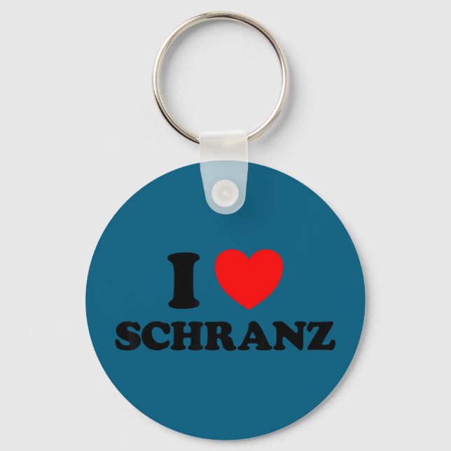 Love schranz funny hard tekno techno german fastLo Keychain (Front)