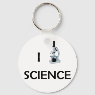 Love Science Microscope Keychain