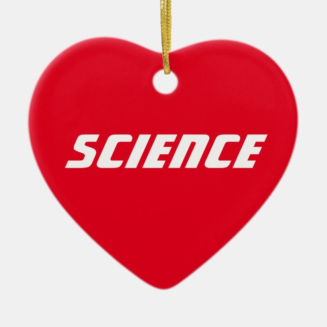 Love "Science" - Ornament (Front)