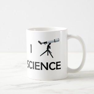 Love Science Telescope Coffee Mug