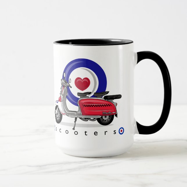 Love Scooters Mug (Right)