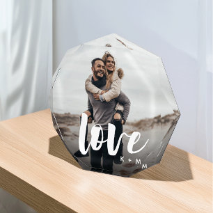 Love Script Overlay Personalized Couples Photo Blo Block