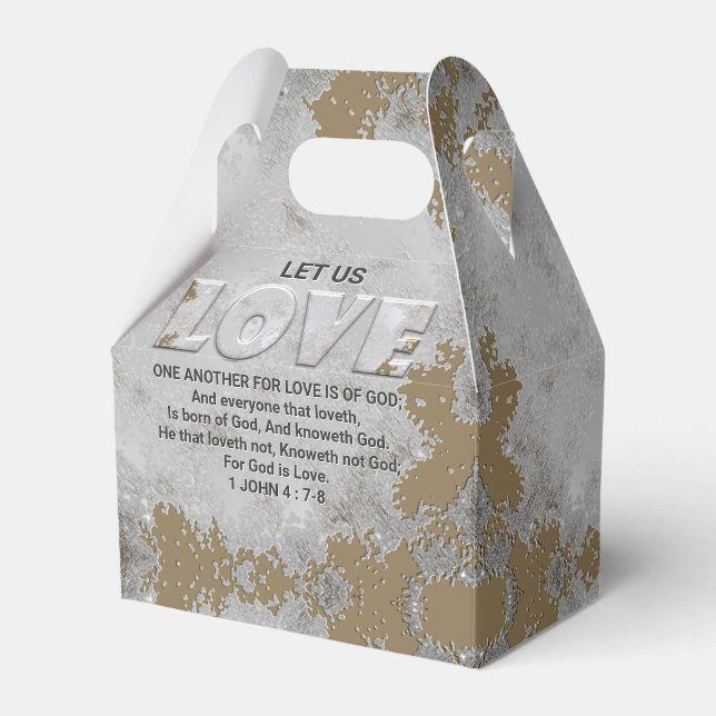 Love Scripture Favor Box (Front Side)