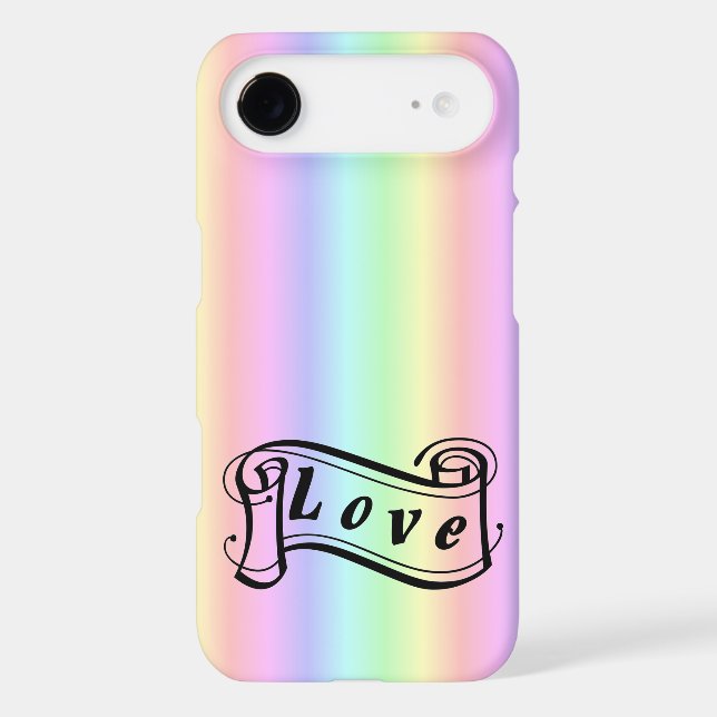 Love scroll on rainbow (Back)