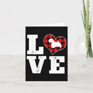 Love Sealyham Terrier Dog Lover For Dog Vale  Card