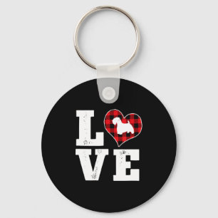 Love Sealyham Terrier Dog Lover For Dog Vale Keychain