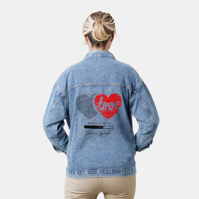 Love search process  denim jacket (Creator Uploaded)