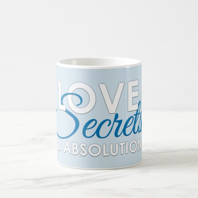Love, Secrets, and Absolution mug (Center)