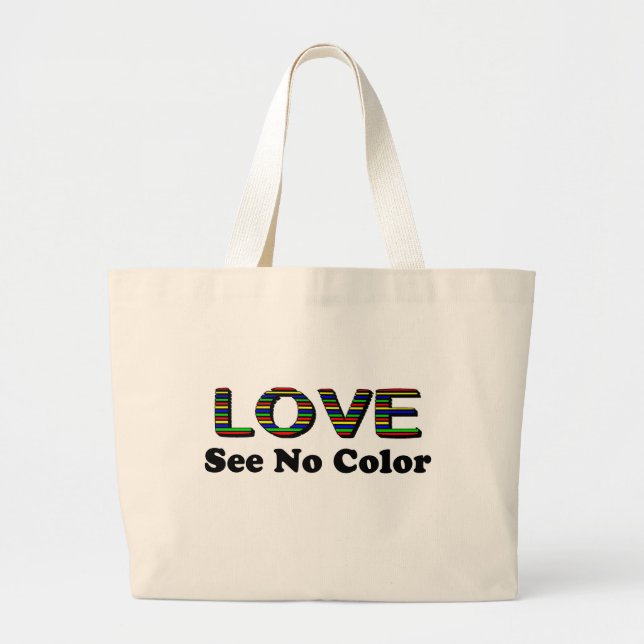 Love See No Colour Tote Bag (Front)