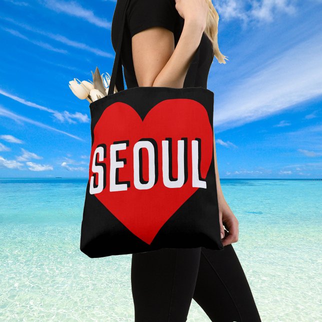 Love Seoul Korea Tote Bag (Creator Uploaded)