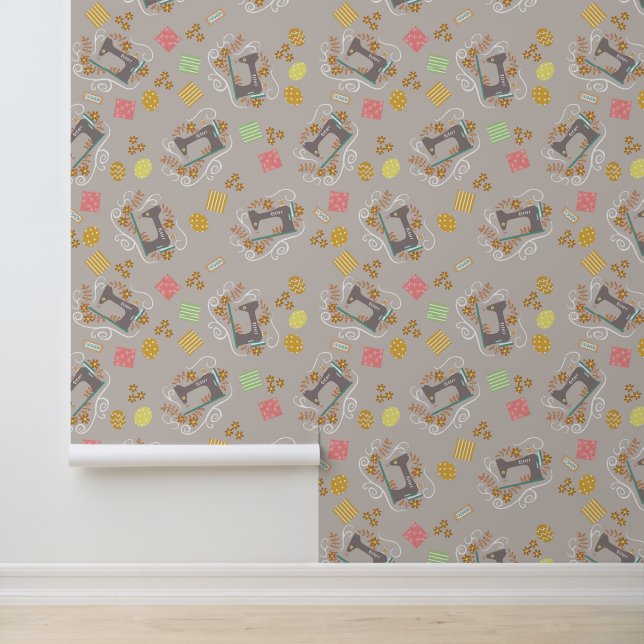 Love Sewing Machine Grey  Wallpaper (Application)