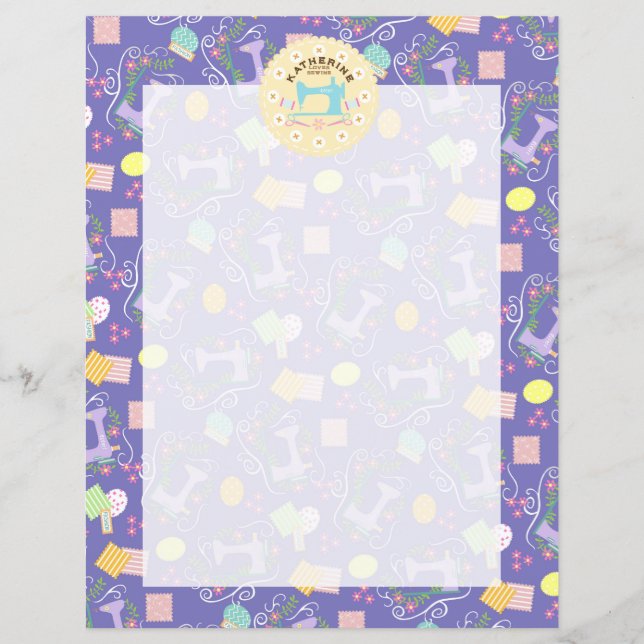 Love Sewing Machine Purple (Front)