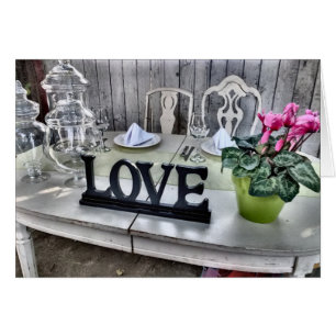 LOVE - Shabby Chic Mariage Extérieur Réception