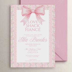 Love Shack Fiancé Bridal Shower Invitation Templat