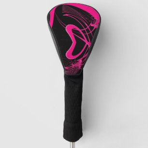 Love Shack Pink Heart Golf Head Cover