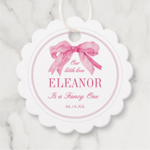 Love Shack Vintage Fancy ONE 1st Birthday Favour Tags