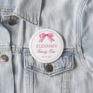 Love Shack Vintage Fancy ONE Girl Birthday  3 Inch Round Button